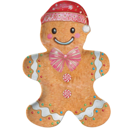 GINGERBREAD КОЛЕДНО ПЛАТО 17/25 СМ