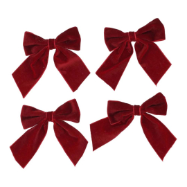 RED VELVET СЕТ 4 БР. ПАНДЕЛКИ С ЩИПКИ