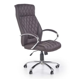 ТЪМНОКАФЯВ ОФИС СТОЛ ХИЛТЪН 60/72/118-126 СМ