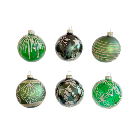 HOLY CHRISTMAS КОЛЕДНА ТОПКА 6 СМ АСОРТИ