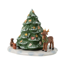 CHRISTMAS TOYS КОЛЕДЕН СВЕЩНИК ЕЛХА  23/16.5/17 СМ
