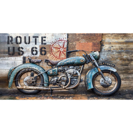 MOTORCYCLE КАРТИНА 140/70 СМ