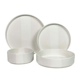 KYOTO STRISCIA WHITE КОМБИНИРАН СЕРВИЗ 16 ЧАСТИ