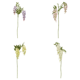 WISTERIA СТРЪК ИЗКУСТВЕНО ЦВЕТЕ ГЛИЦИНИЯ 95 СМ