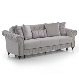 БЕЖОВ ТРИМЕСТЕН ДИВАН ИБИЗА 240/97/95 СМ