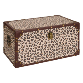TELNA LEOPARD PRINT ДЕКО КУТИЯ L 48/29/25 СМ