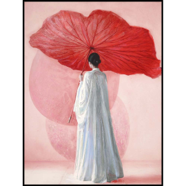 GEISHA КАРТИНА С РАМКА 60/80 СМ