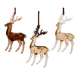 REINDEER КОЛЕДНА ВИСУЛКА ЗА ЕЛХА ЕЛЕН 14.5 СМ АСОРТИ