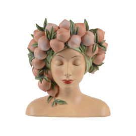 TUTTI FRUTTI PEACH КАШПА/ВАЗА H:23 СМ