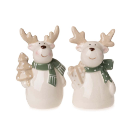 DEER КОЛЕДНА СТАТУЕТКА 6.5/6/11 СМ АСОРТИ