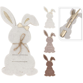 BUNNY СЕТ 4 БР. ВЕЛИКДЕНСКА ПОДЛОЖКА ЗА ПРИБОРИ 22/12/2 СМ АСОРТИ