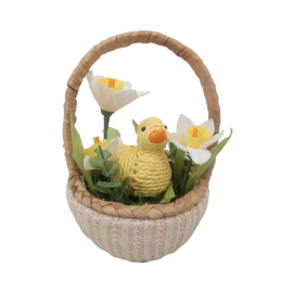 TRADITIONAL EASTER КОШНИЦА С ЦВЕТЯ И ПАТЕ 24 СМ