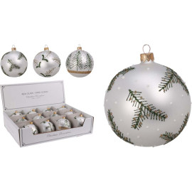 КОЛЕДНА ТОПКА ЗА ЕЛХА D:8 СМ АСОРТИ