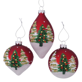 КОЛЕДНA ИГРАЧКА ЗА ЕЛХА 8 СМ АСОРТИ