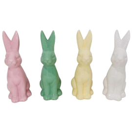 LUCKY RABBIT ДЕКО ЗАЙЧЕ 8.5/6.3/18.2 СМ АСОРТИ