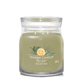 SAGE AND CITRUS SIGNAT АРОМАТНА СВЕЩ СРЕДЕН БУРКАН 368 г