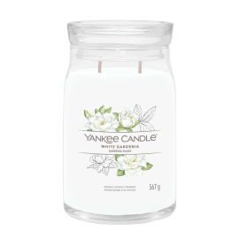 WHITE GARDENIA SIGNAT АРОМАТНА СВЕЩ ГОЛЯМ БУРКАН 567 г