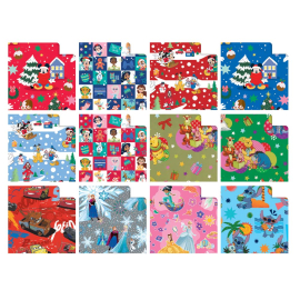 КОЛЕДНА ОПАКОВЪЧНА ХАРТИЯ АСОРТИ 2Х0.7 M