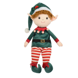 ELF VELVET КОЛЕДНА ФИГУРА СЕДЯЩ ЕЛФ 60 СМ