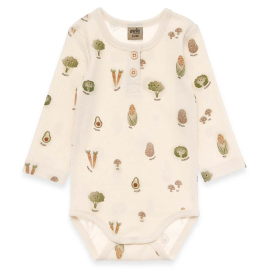 AVOCADO БОДИ С ДЪЛЪГ РЪКАВ 50-56/62-68/74-80СМ