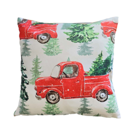 XMAS WOOD КОЛЕДНА ДЕКОРАТИВНА ВЪЗГЛАВНИЦА 65/65СМ