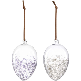 LUMINOSA ВИСЯЩА ДЕКОРАЦИЯ ЯЙЦЕ 10 СМ АСОРТИ