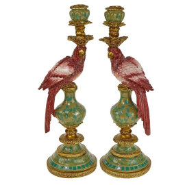 PARROTS СВЕЩНИК 39.5 СМ АСОРТИ