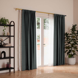 FRENCH VELVET ПЕРДЕ ПЛЪТНО С ПЕРДЕЛИК СЕТ 2 БР. 150/250СМ