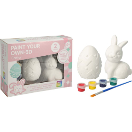 EASTER ВЕЛИКДЕНСКИ КОМПЛЕКТ ЗА ОЦВЕТЯВАНЕ С 2 ФИГУРИ АСОРТИ