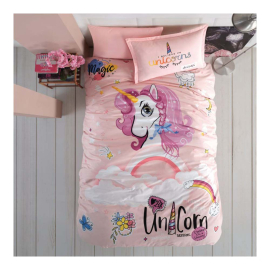 PINK DREAMS ДЕТСКИ СПАЛЕН КОМПЛЕКТ 3 ЧАСТИ