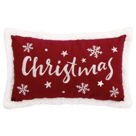 FLUFFY CHRISTMAS КОЛЕДНА ДЕКОРАТИВНА ВЪЗГЛАВНИЦА 30/50СМ