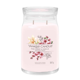 PINK CHERRY VANILLA АРОМАТНА СВЕЩ ГОЛЯМ БУРКАН 567 г