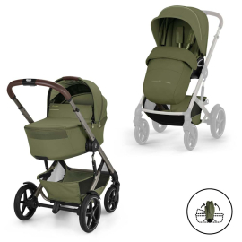 TALOS S LUX TPE 2026 БЕБЕШКА КОЛИЧКА 2 В 1 СЪС СГЪВАЕМ КОШ