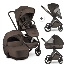 ZOEY БЕБЕШКА КОЛИЧКА 2 В 1 + КОМАРНИК CHESTNUT BROWN
