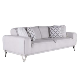 БЕЖОВ ТРИМЕСТЕН ДИВАН ЛОНДОН С ФУНКЦИЯ СЪН 233/98/80 СМ