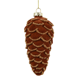 PINECONE КОЛЕДНА ИГРАЧКА ЗА ЕЛХА 12.5 СМ