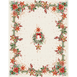 XMAS CHRISTMAS STAR ПОКРИВКА ЗА МАСА 140/180СМ