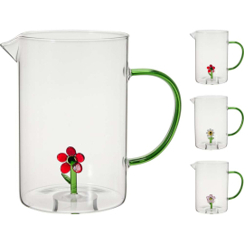 FLOWER КАНА ЗА НАПИТКИ 1600МЛ АСОРТИ