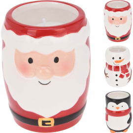 КОЛЕДНА СВЕЩ 7/9 СМ АСОРТИ