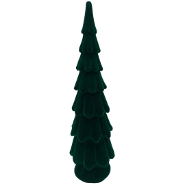 HOLY CHRISTMAS VELVET КОЛЕДНА СТАТУЕТКА ЕЛХА 24 СМ