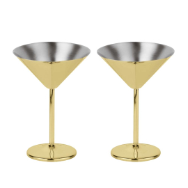 PADERNO GOLD MARTINI СЕТ 2 БР ЧАШИ ЗА МАРТИНИ