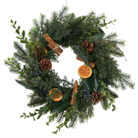 CINNAMON AND ORANGE КОЛЕДЕН ВЕНЕЦ 40 СМ