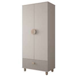 LOFT ГАРДЕРОБ С ДВЕ ВРАТИ 80X48X186 СМ