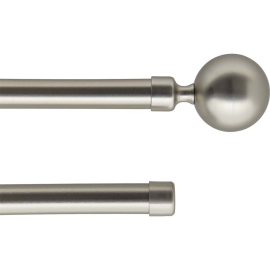 ДВОЕН КОРНИЗ ТЕЛЕСКОПИЧЕН 120-210CM;Ф19ММ