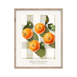 MANDARINES КАРТИНА С РАМКА 40/50 СМ