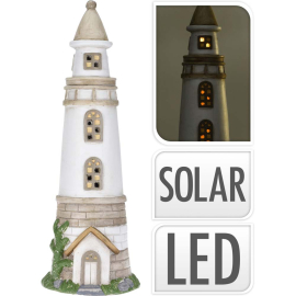 LIGHTHOUSE СТАТУЕТКА СОЛАРЕН МОРСКИ ФАР 25/24.5/71.5 СМ