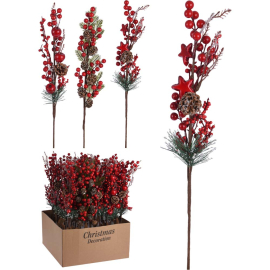 XMAS КОЛЕДНО КЛОНЧЕ 55CM АСОРТИ