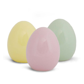 LUCKY RABBIT ДЕКО ЯЙЦЕ АСОРТИ 6.2/8 CM