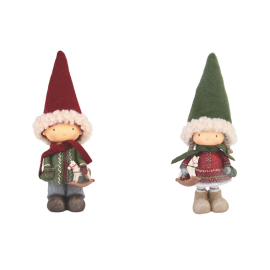CHRISTMAS JOY КОЛЕДНА СТАТУЕТКА 9.5/8/24.5 СМ АСОРТИ
