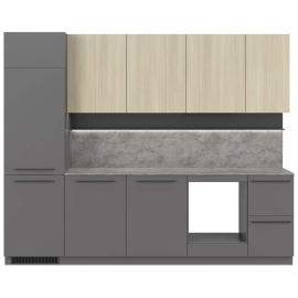 БЛОК КУХНЯ МИЛИНО МИДИЪМ-А 285/60,9/230,6 СМ